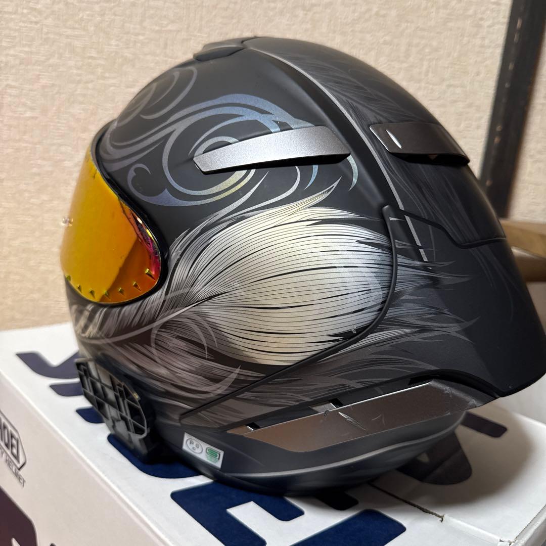 SHOEI X-14 KUJAKU ブラック/シルバー 廃盤