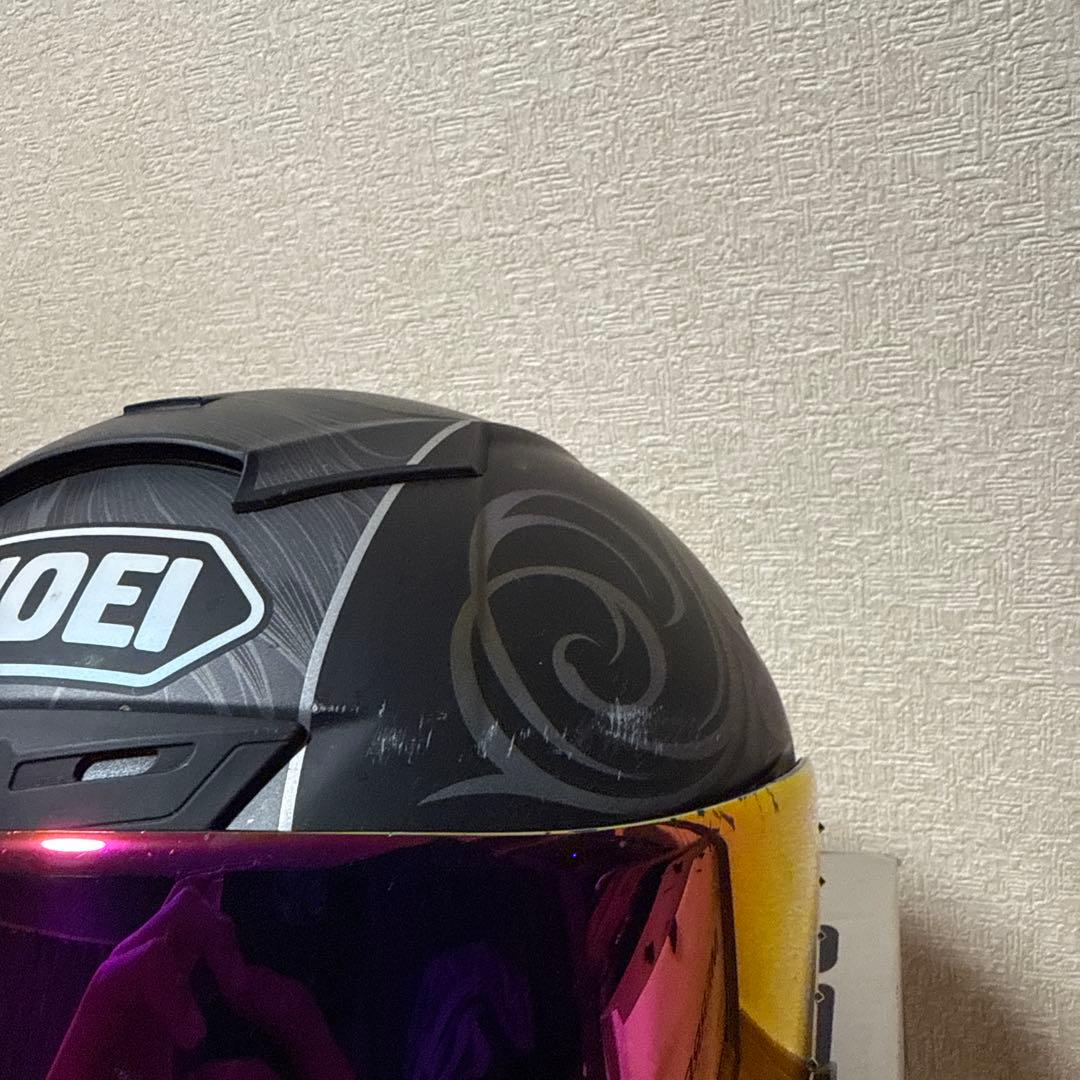 SHOEI X-14 KUJAKU ブラック/シルバー 廃盤