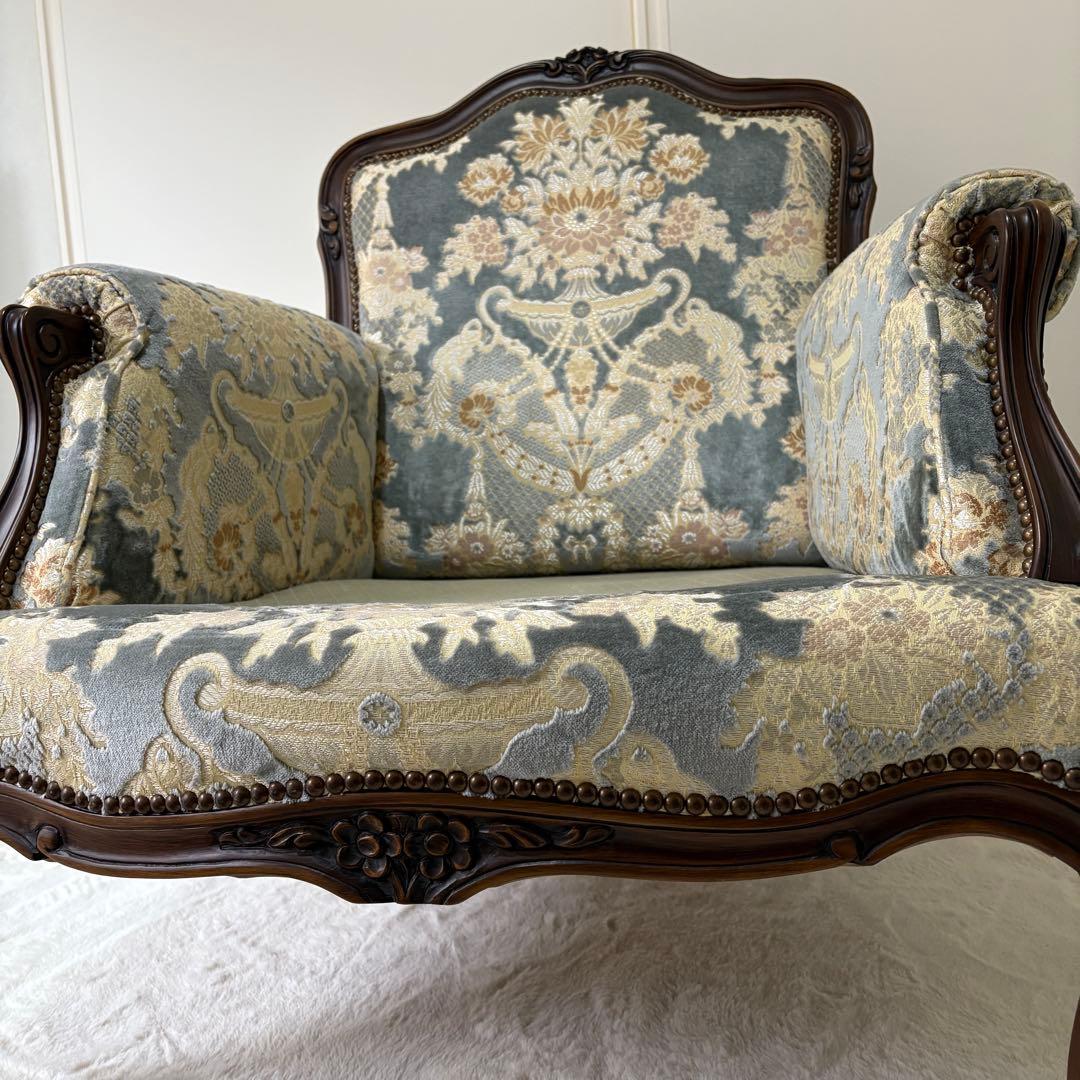 【高級家具】カリモク domani（ドマーニ） シングルソファ／Louis XV