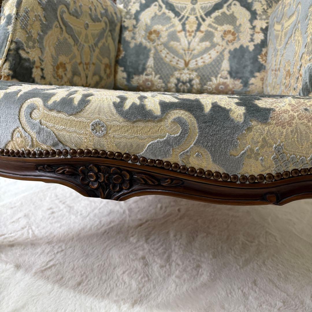 【高級家具】カリモク domani（ドマーニ） シングルソファ／Louis XV