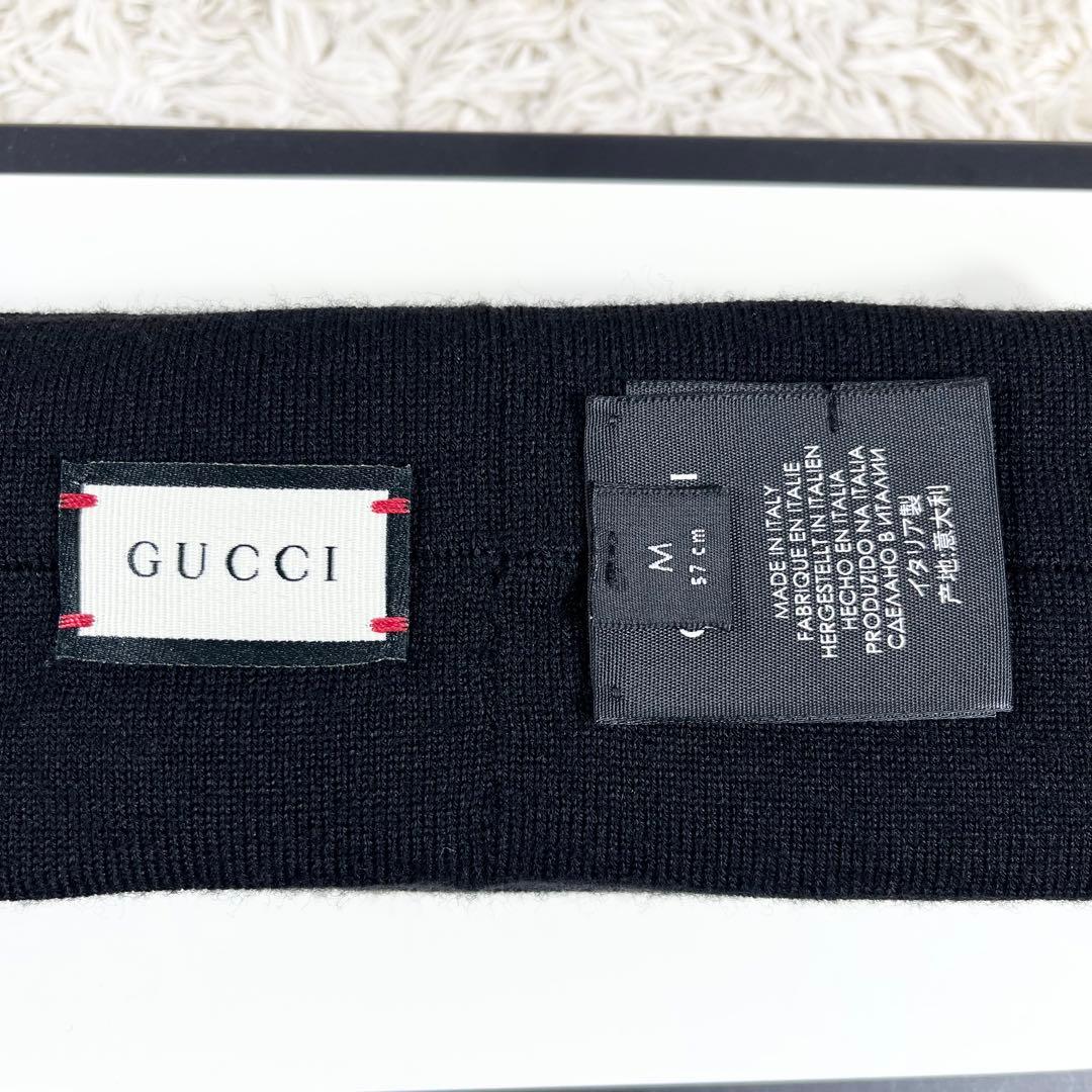 ✨未使用級 GUCCI ヘアバンド GG柄 スパンコール 現行 ゴールド
