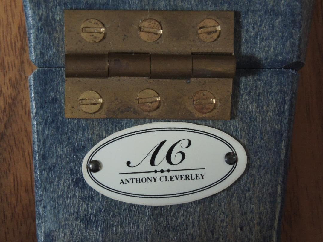 美品　Cleverley　アンソニークレバリー 　純正ツリー　8　アズーロ