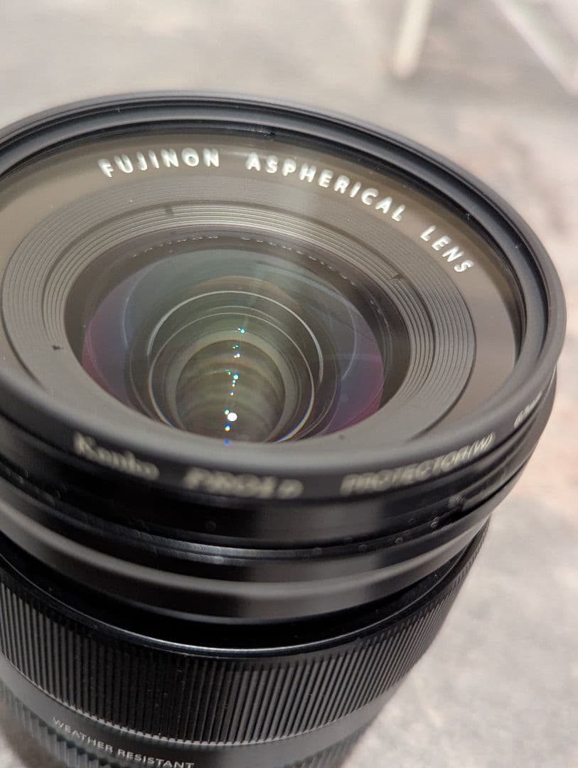 XF16mmF1.4 R WR レンズ(純正金属角フード付き)