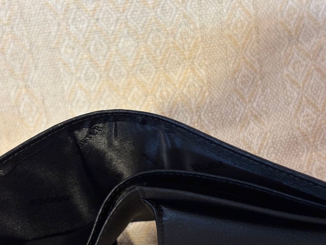 【未使用】PORTER ポーター二つ折り革財布 ブライドルレザー 吉田カバン