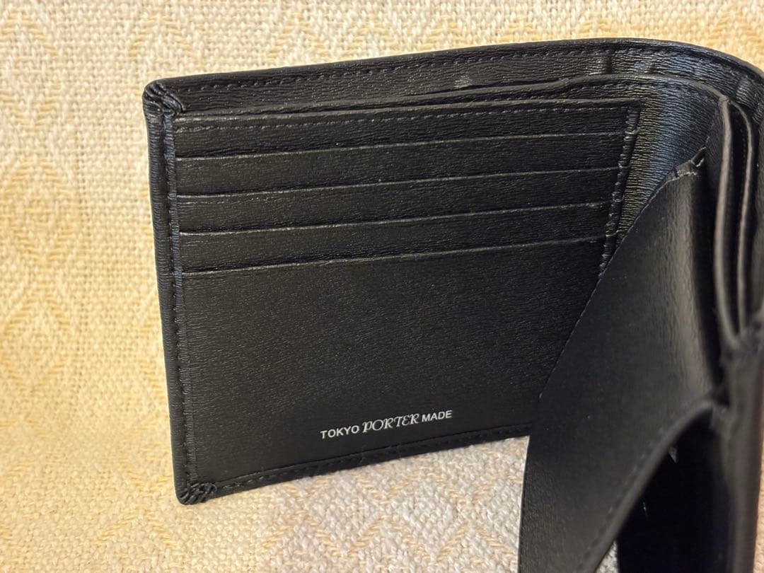 【未使用】PORTER ポーター二つ折り革財布 ブライドルレザー 吉田カバン