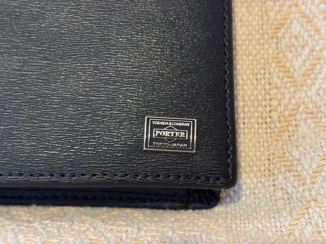 【未使用】PORTER ポーター二つ折り革財布 ブライドルレザー 吉田カバン