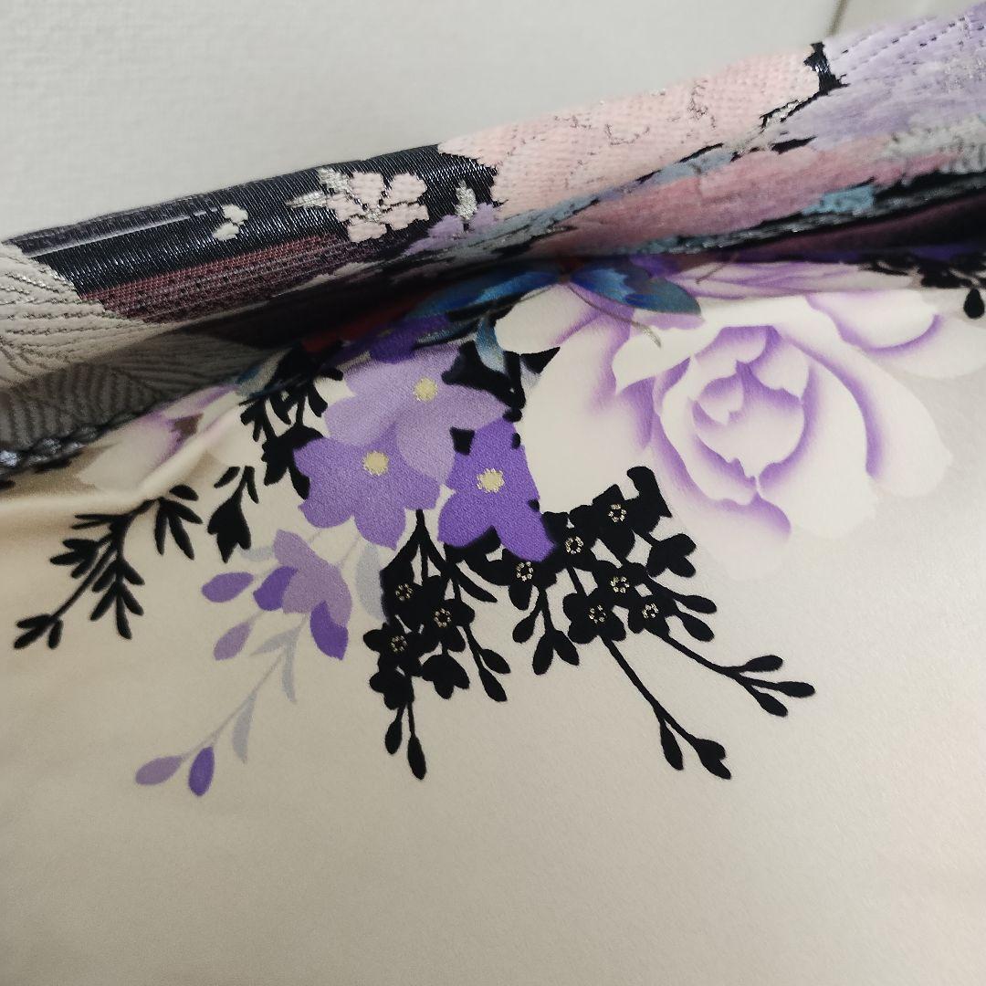 成人式正絹振袖フルセット マルチカラー落款 豪華　上品