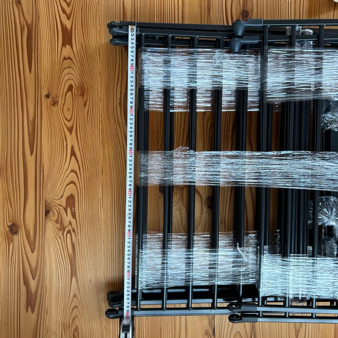 薪ストーブ　ベビーゲート　ベビーダン　ハースゲート　黒