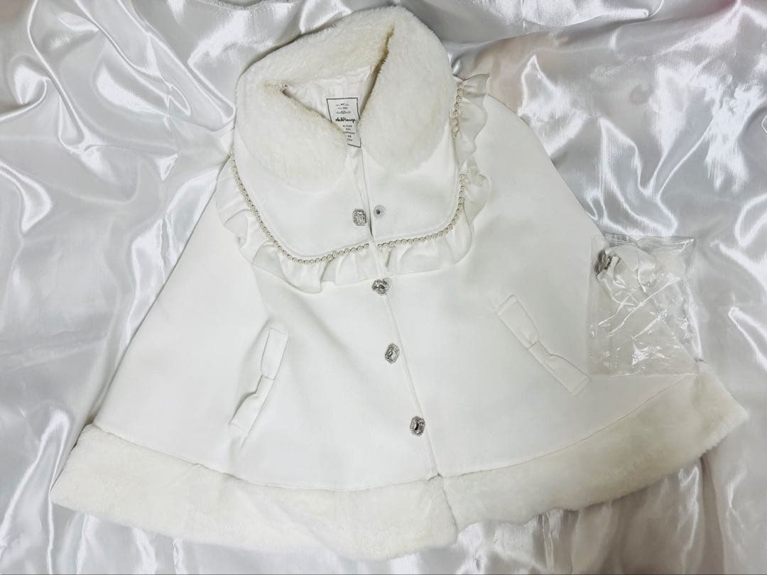 ankrouge アンクルージュ リボンポケットケープコート