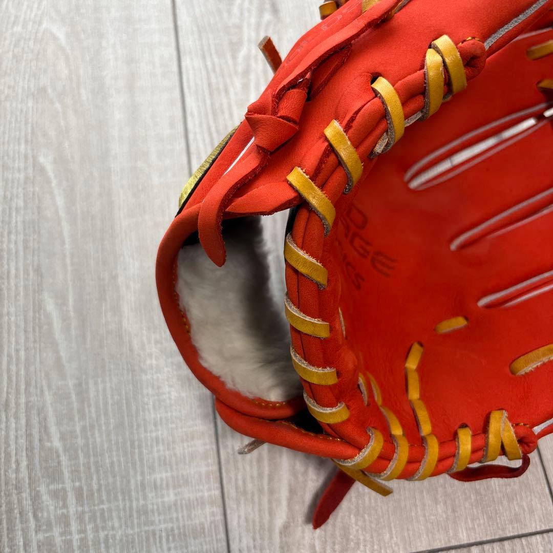 ASICS ゴールドステージ 軟式グローブ オレンジ