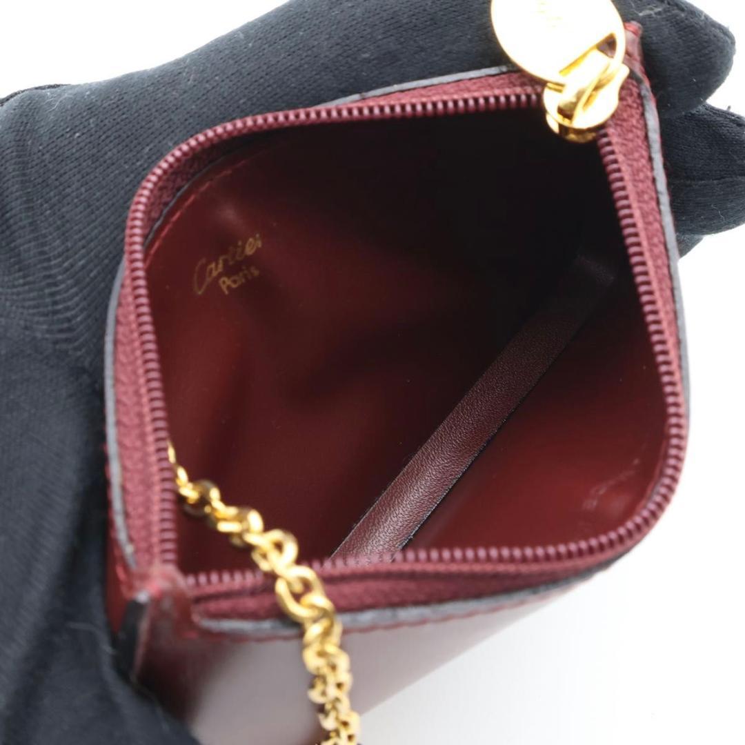 【未使用級】Cartier マストライン　ケース　小銭入れ　チェーン付き