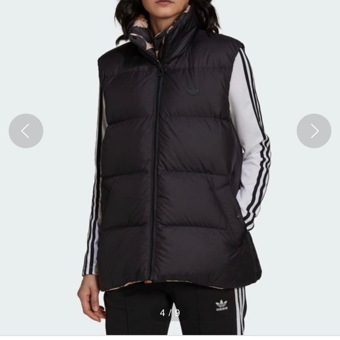 未使用級 アディダス×マリメッコ コラボ リバーシブル ジップダウンベスト XS