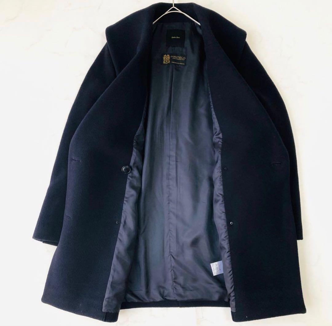 未使用級✨22AW　Spick & Span マンテココート　ネイビー