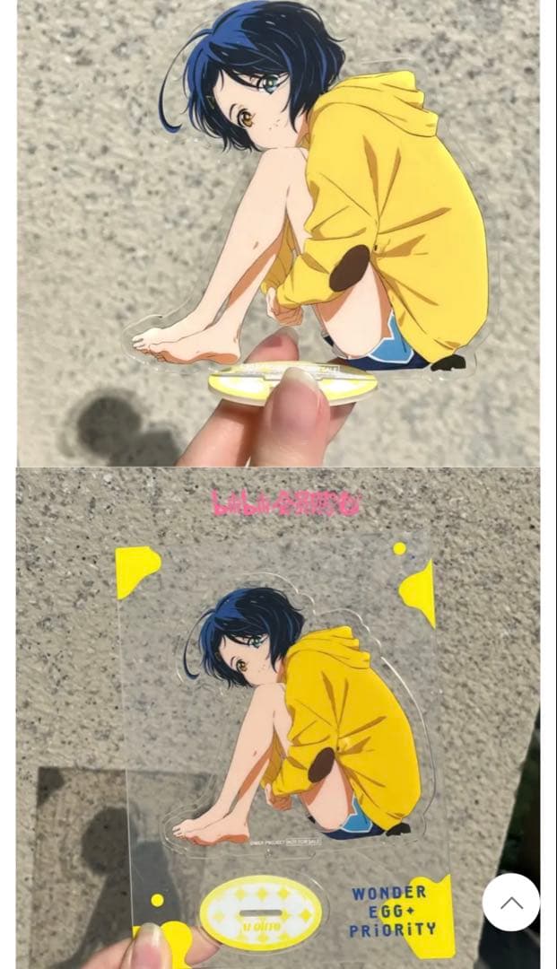 ワンダーエッグプライオリティ 総作監修正集　アクスタ付き