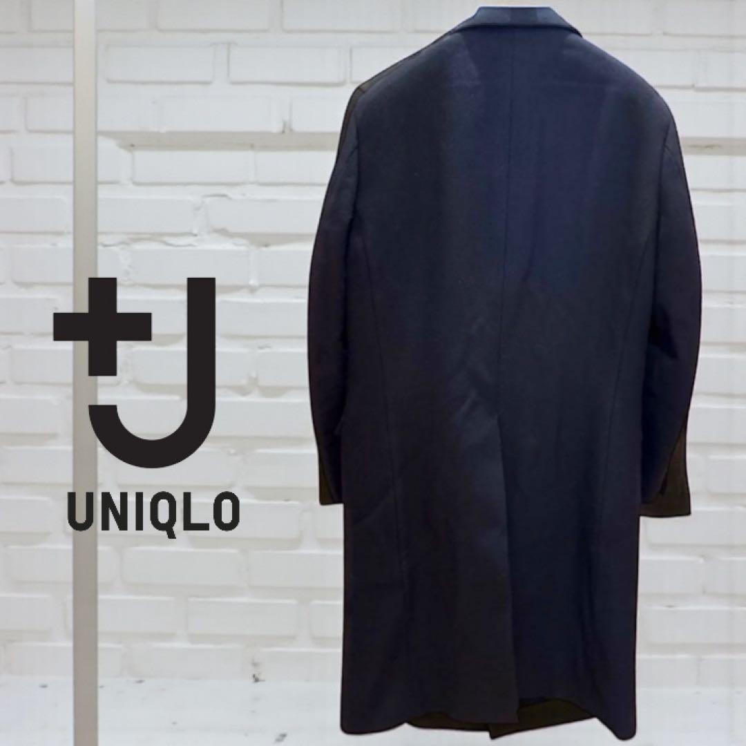 【逸品】UNIQLO +J ウールブレンド チェスターコート 定価29,900円