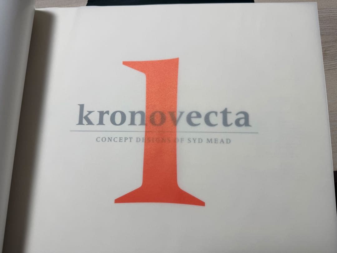 【美品】クロノログ　シド・ミード　KRONOLOG　Syd Mead