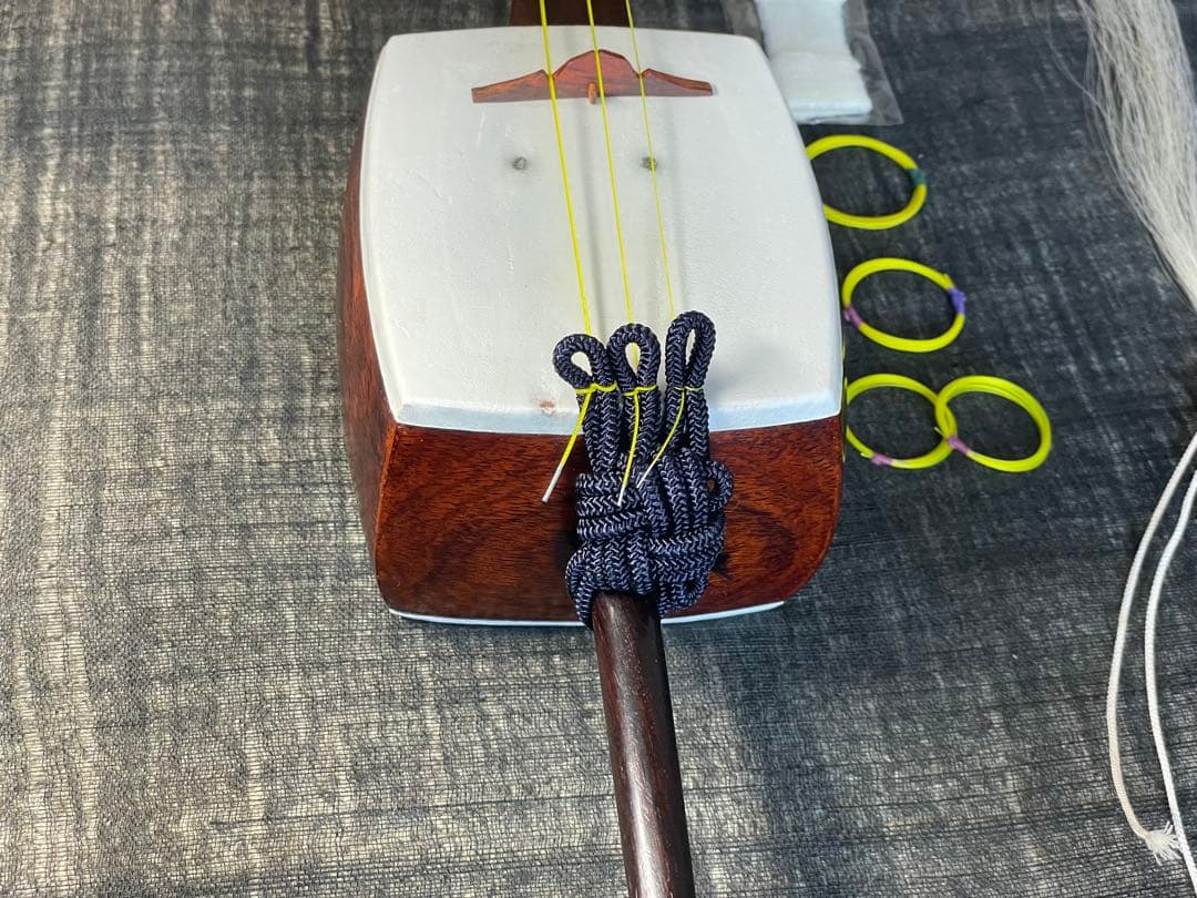 和胡弓紅木　弓　付属品