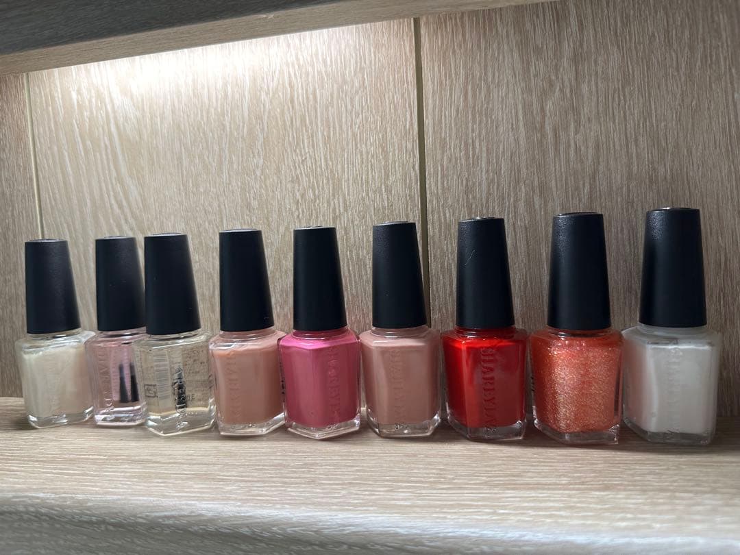 ネイルアート用品セット ブラック収納バッグ付き