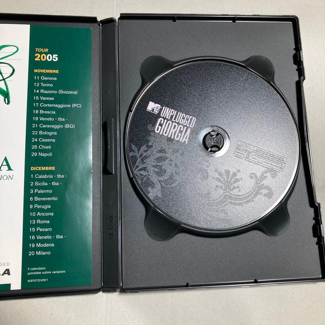 Mtv Unplugged Giorgia DVD ジョルジア