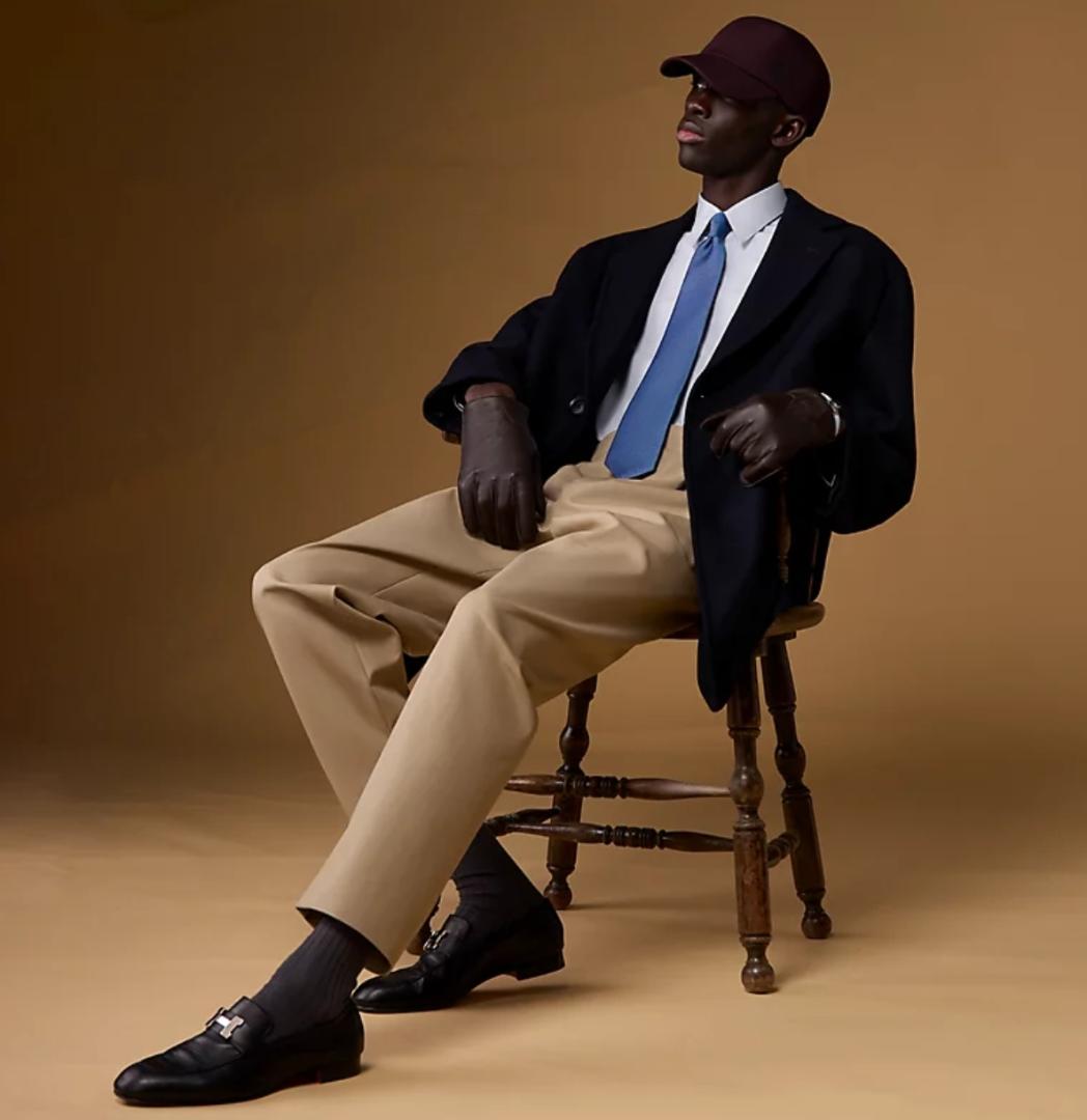 エルメス シルクツイルタイ ネクタイ ブルー 青 新品同様