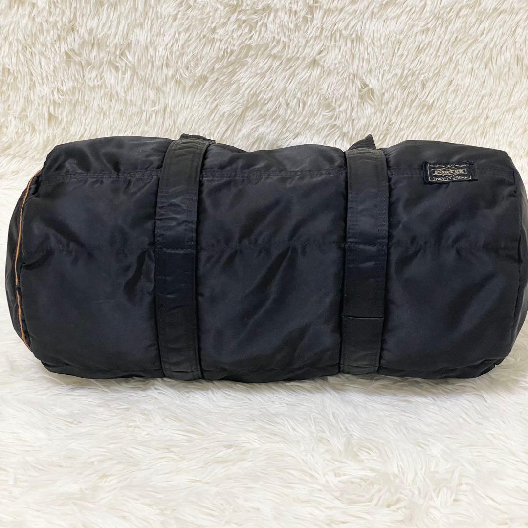 【美品】PORTER ポーター タンカー ボストンバッグ ドラムバッグ