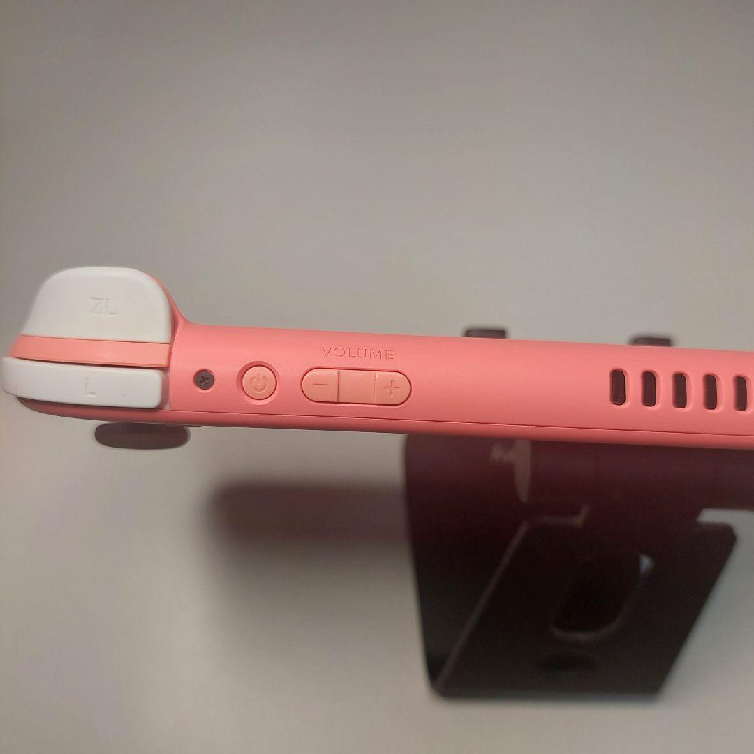 【動作品】スイッチライト本体 あつ森 しずえカラー 充電器 SDカード付き