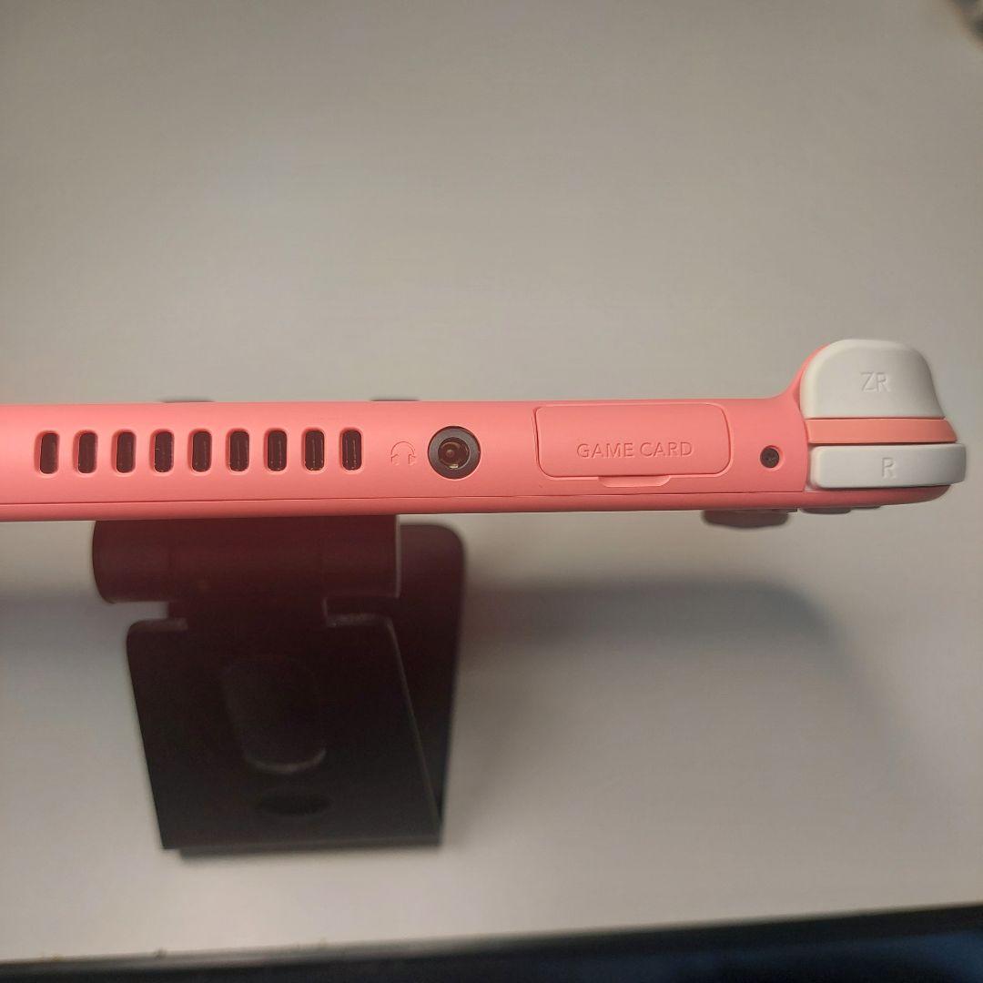 【動作品】スイッチライト本体 あつ森 しずえカラー 充電器 SDカード付き