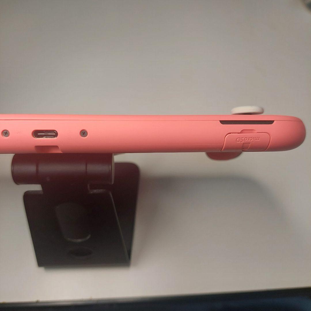 【動作品】スイッチライト本体 あつ森 しずえカラー 充電器 SDカード付き