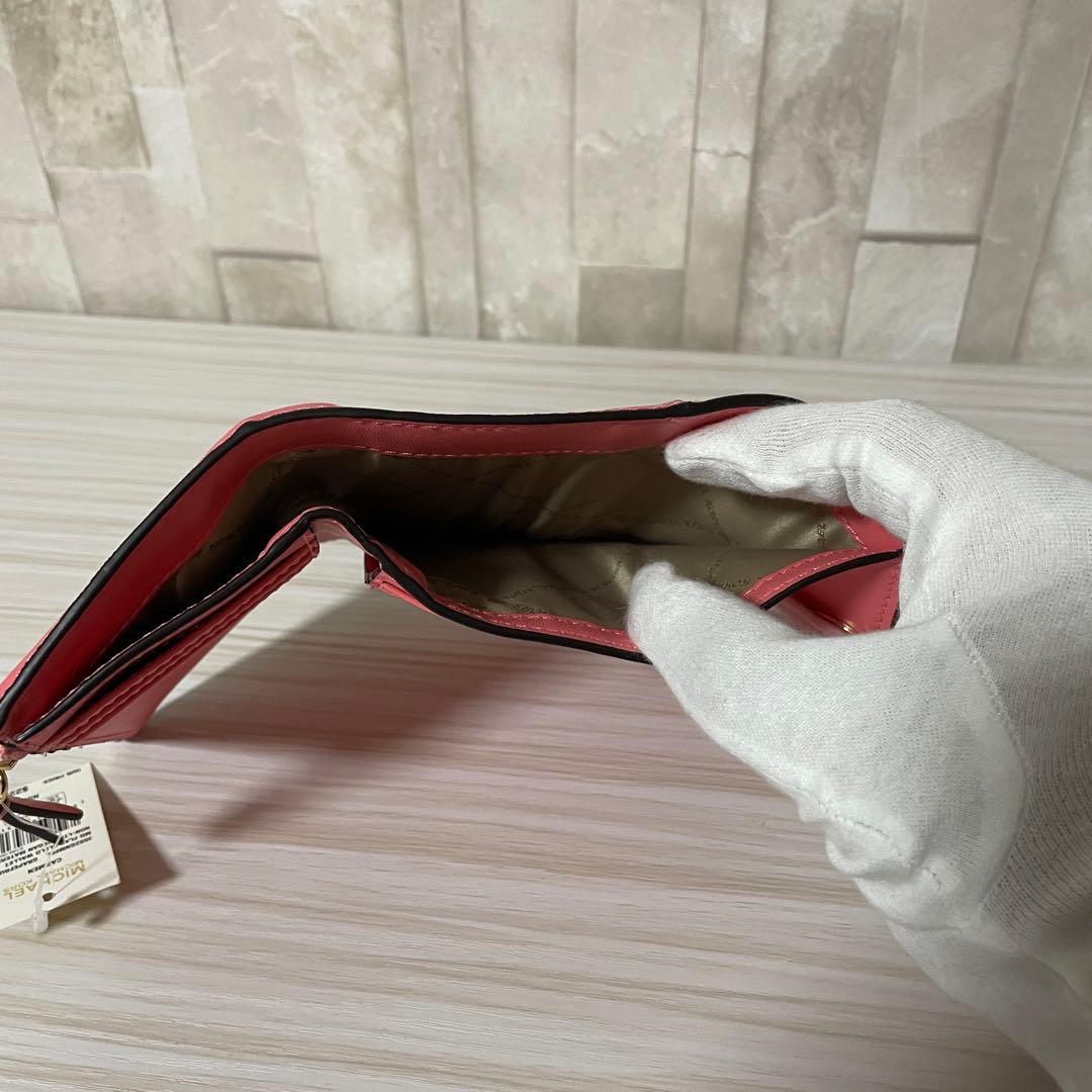 早い者勝ち！訳あり新品 MICHEAL KORS 三つ折り財布 ピンク