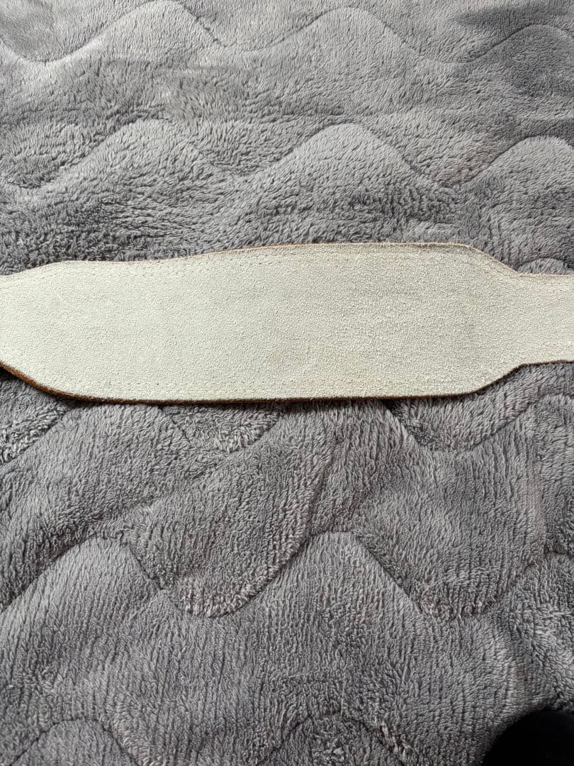 GOLD'S GYM レザー ベルト EX ブラウン Sサイズ