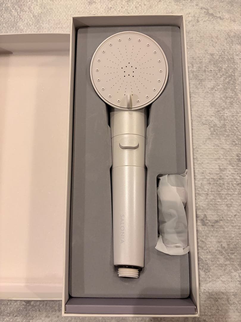 SALONIA シャワーヘッド　ファインバブルクリア