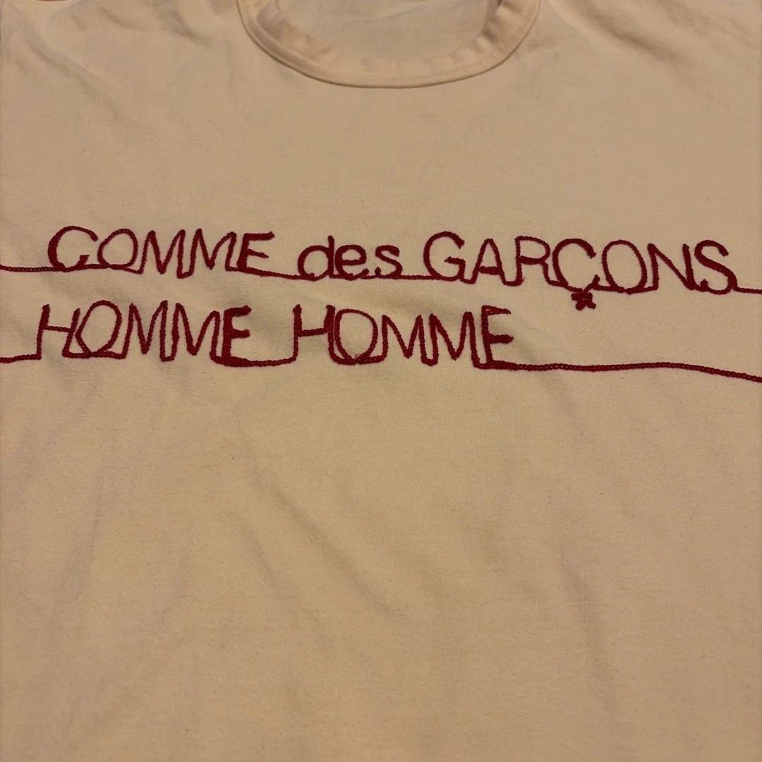 コムデギャルソンオムオム　Tシャツ　刺繍