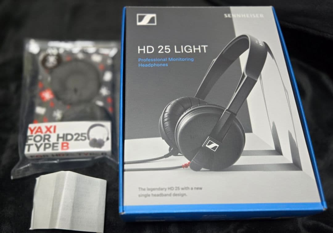ヘッドホン Sennheiser HD25 light + YAXI HD25 TypeB