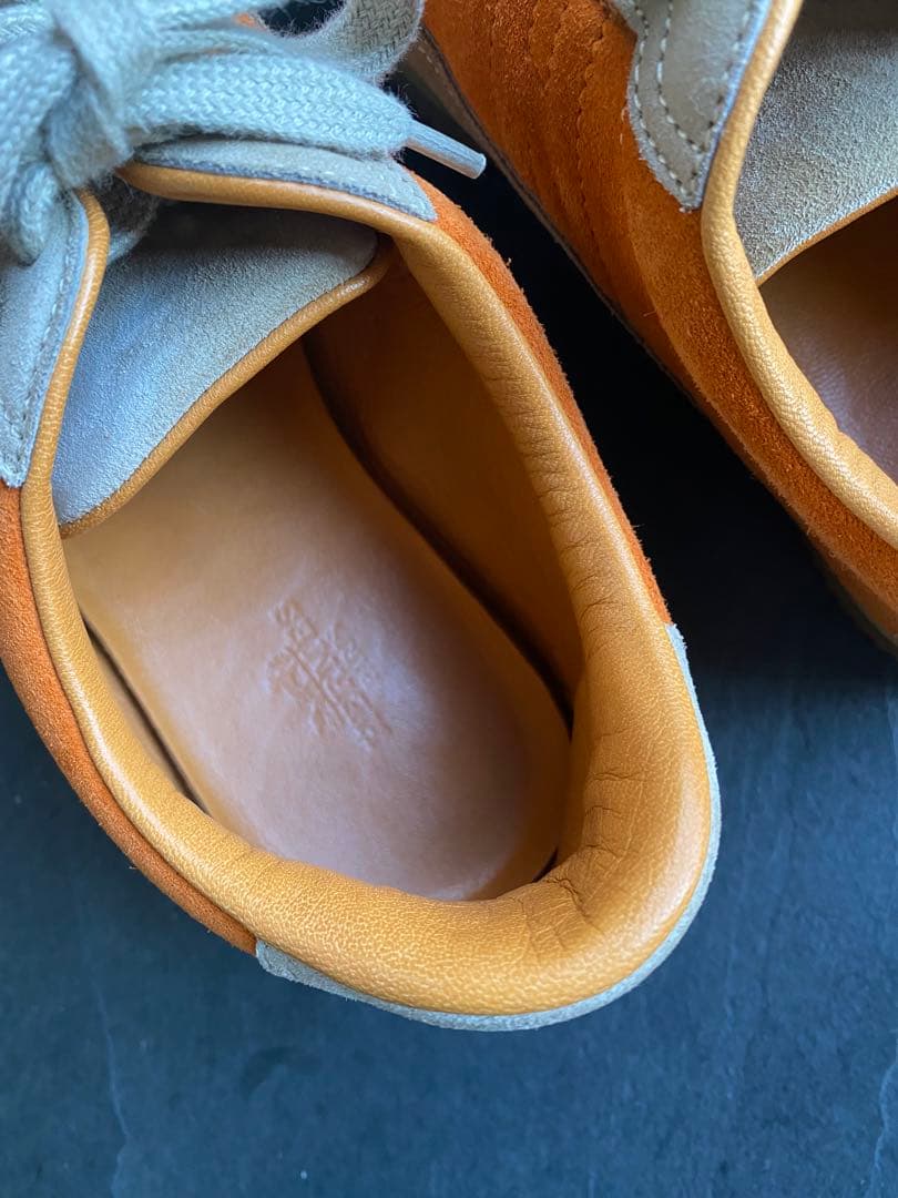 【美品】HERMES スニーカー　H スエード