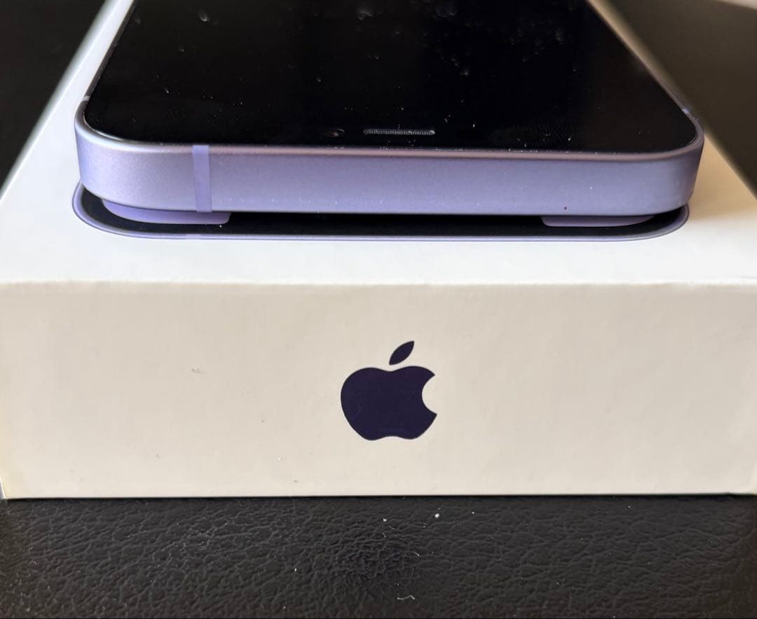 iPhone12 中古品 パープル 美品 箱あり 充電ケーブル未使用