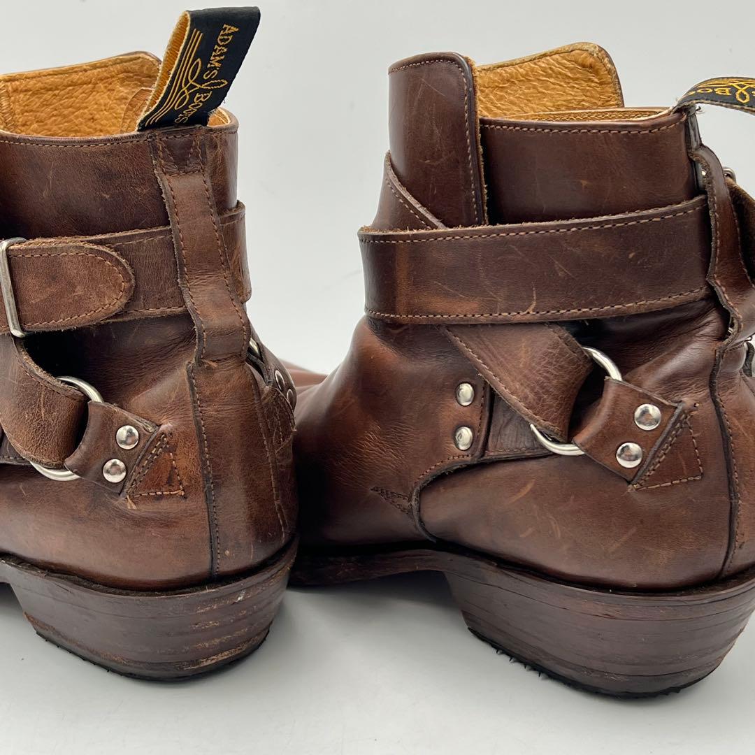 メキシコ製　アダムスブーツ　リングウエスタンブーツ　9ハーフ 27.5〜28