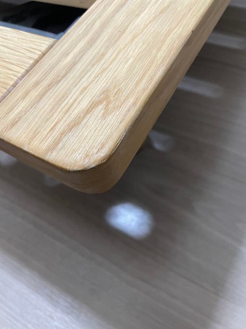 無印良品　木製ベッド　ヘッドボード付き