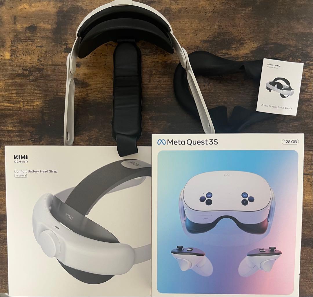 【コントローラー新品未使用】 Quest 3S 128GB ＋周辺機器