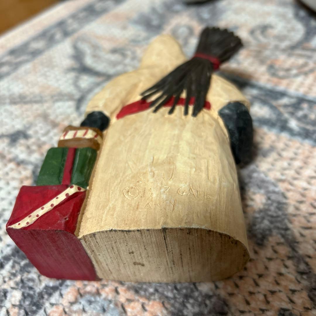 you-kon@　木製サンタクロース 置物 アンティーク雑貨