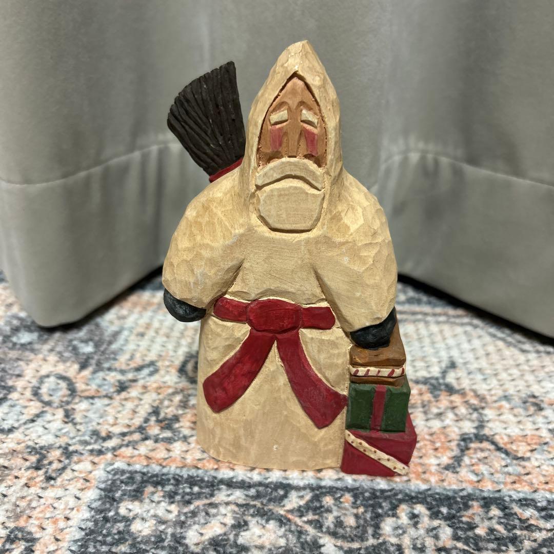 you-kon@　木製サンタクロース 置物 アンティーク雑貨