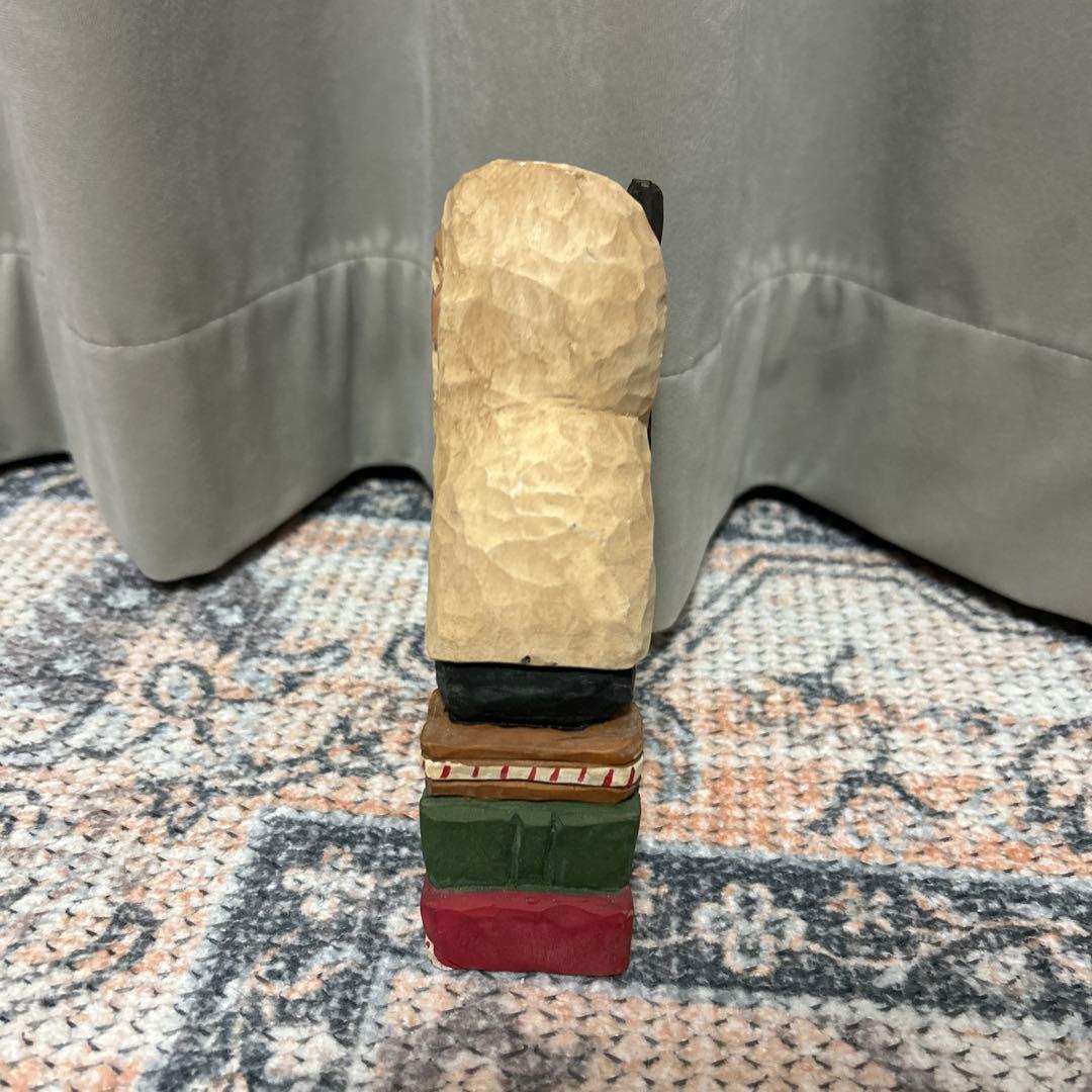 you-kon@　木製サンタクロース 置物 アンティーク雑貨