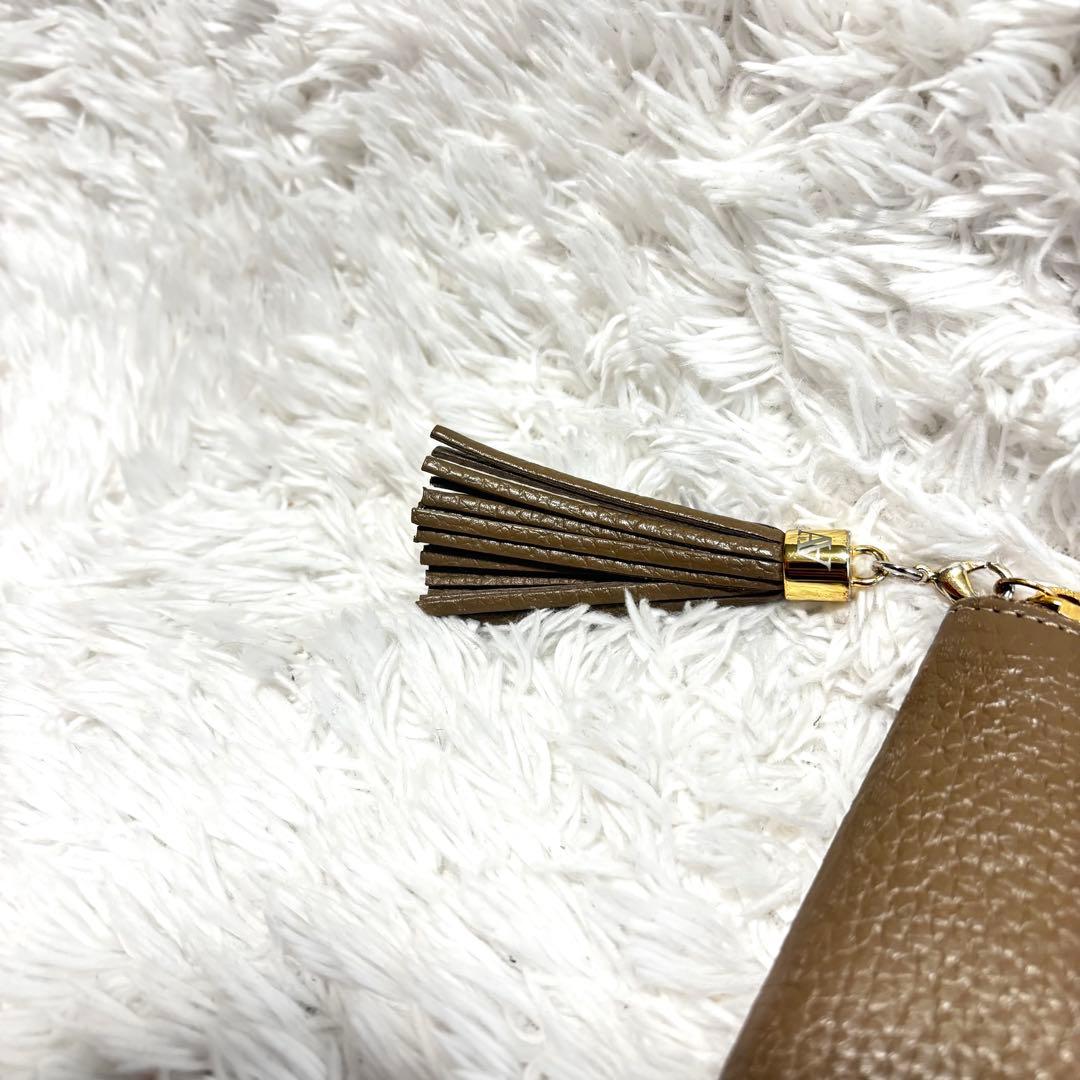 アタオ ATAO トープ 長財布 リモ　タッセル