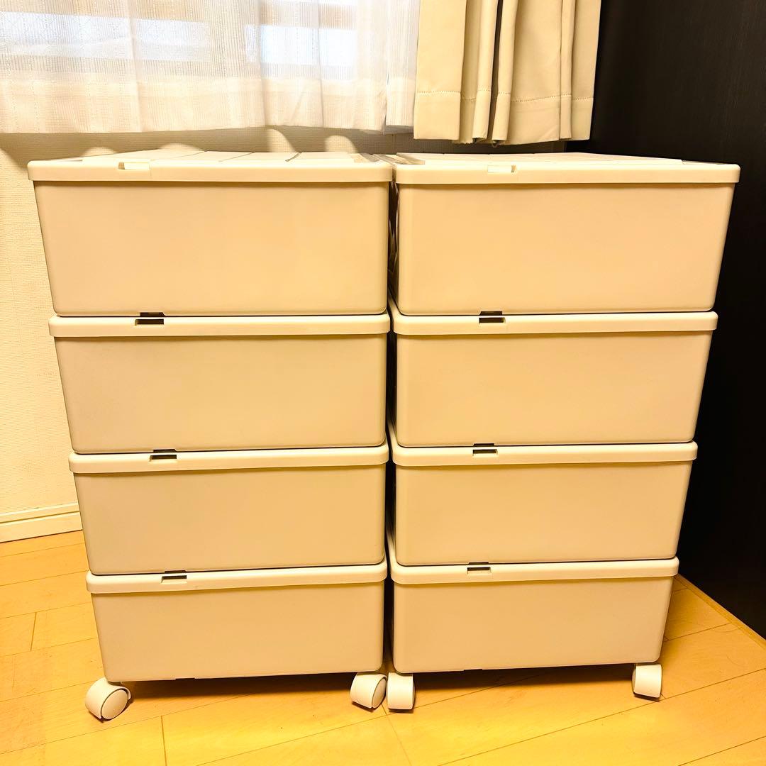 お引き取り《8個セット》Fits 衣装ケース　クローゼット M-53