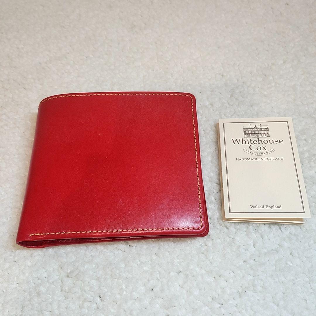 Whitehouse Cox 赤 二つ折り財布