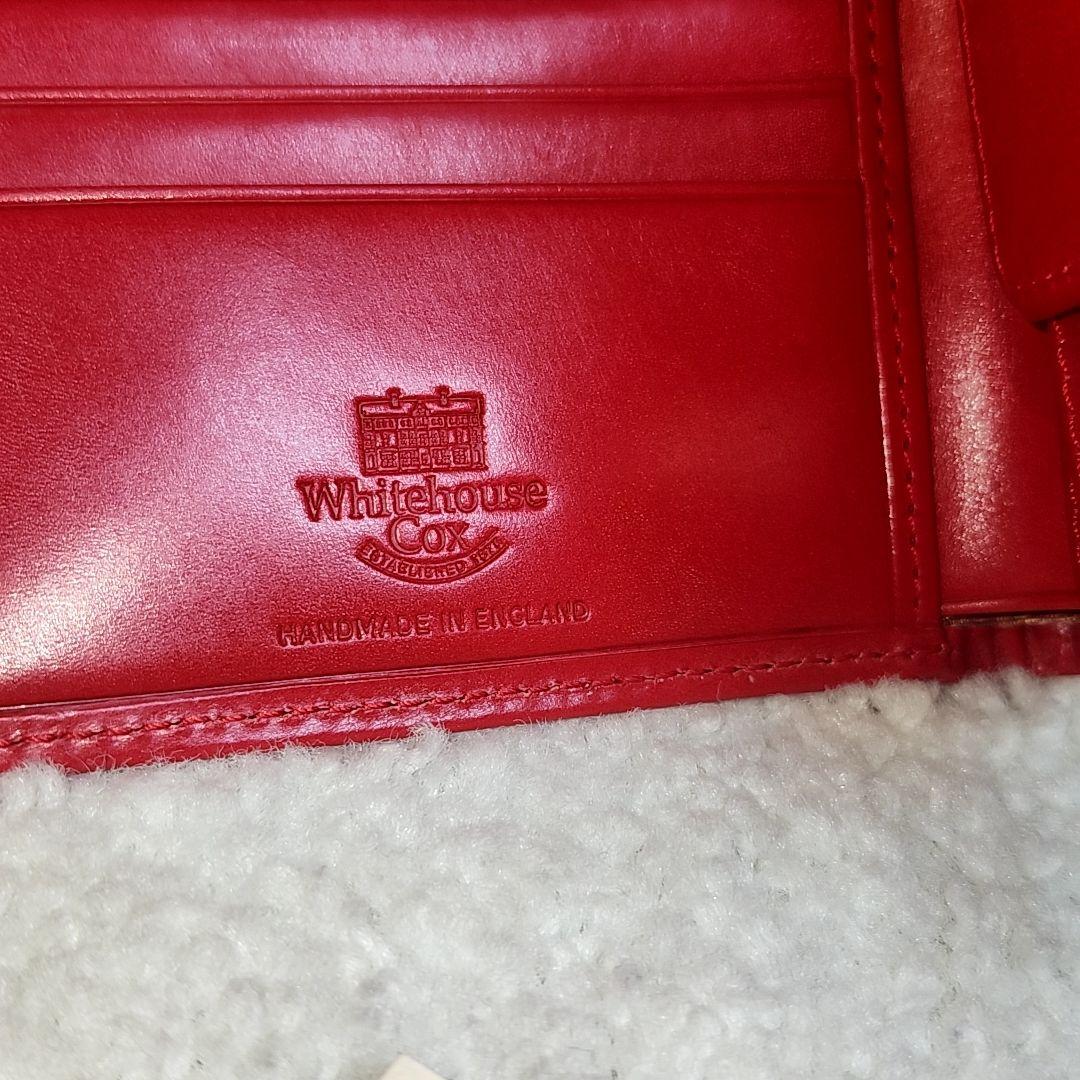 Whitehouse Cox 赤 二つ折り財布