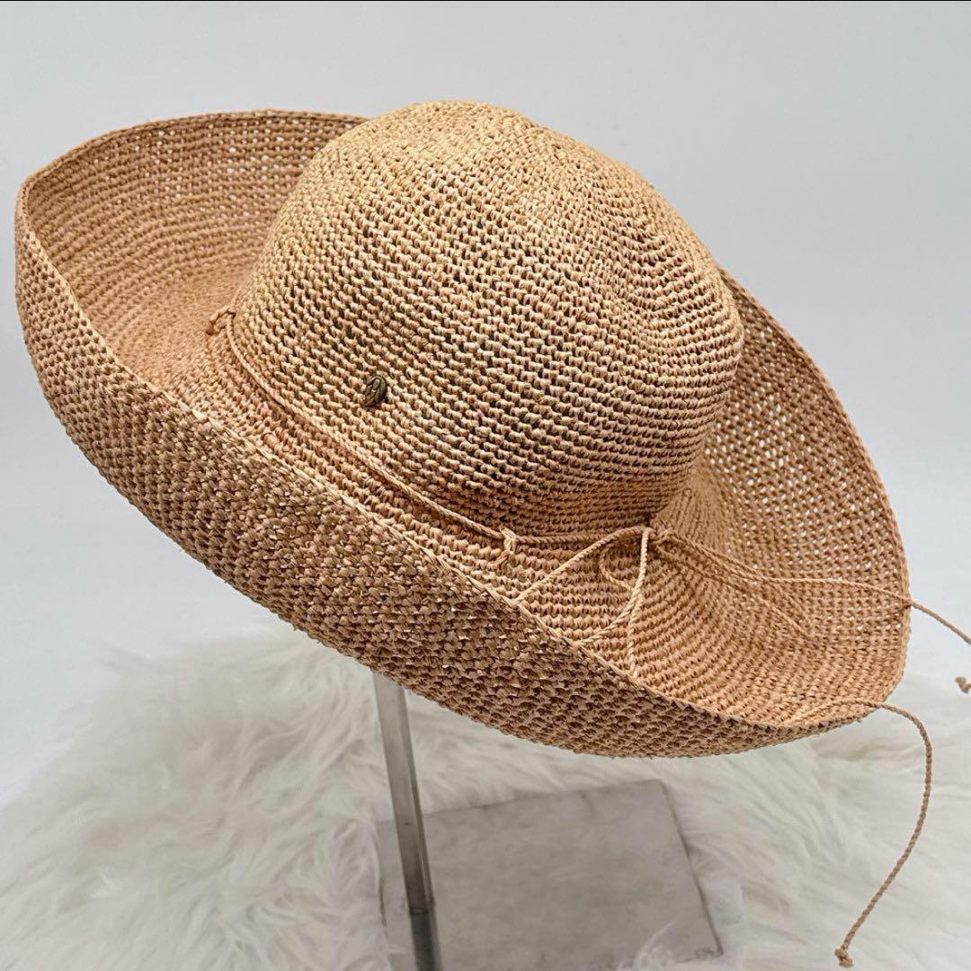 美品✨ ヘレンカミンスキー ラフィア ハット ナチュラル プロバンス12