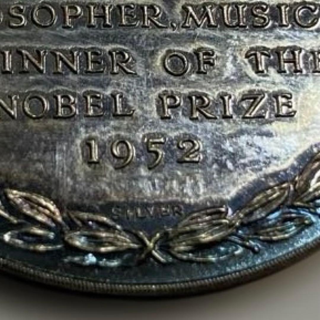 アルベルト　シュバイツァー　記念メダル　銀　1875 1965 イギリス製