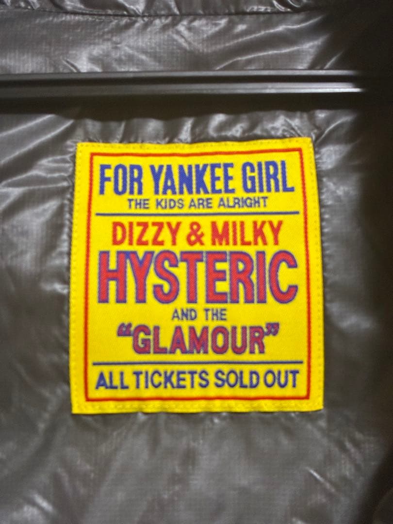 《美品》HYSTERIC GLAMOUR グレー ダウンベスト