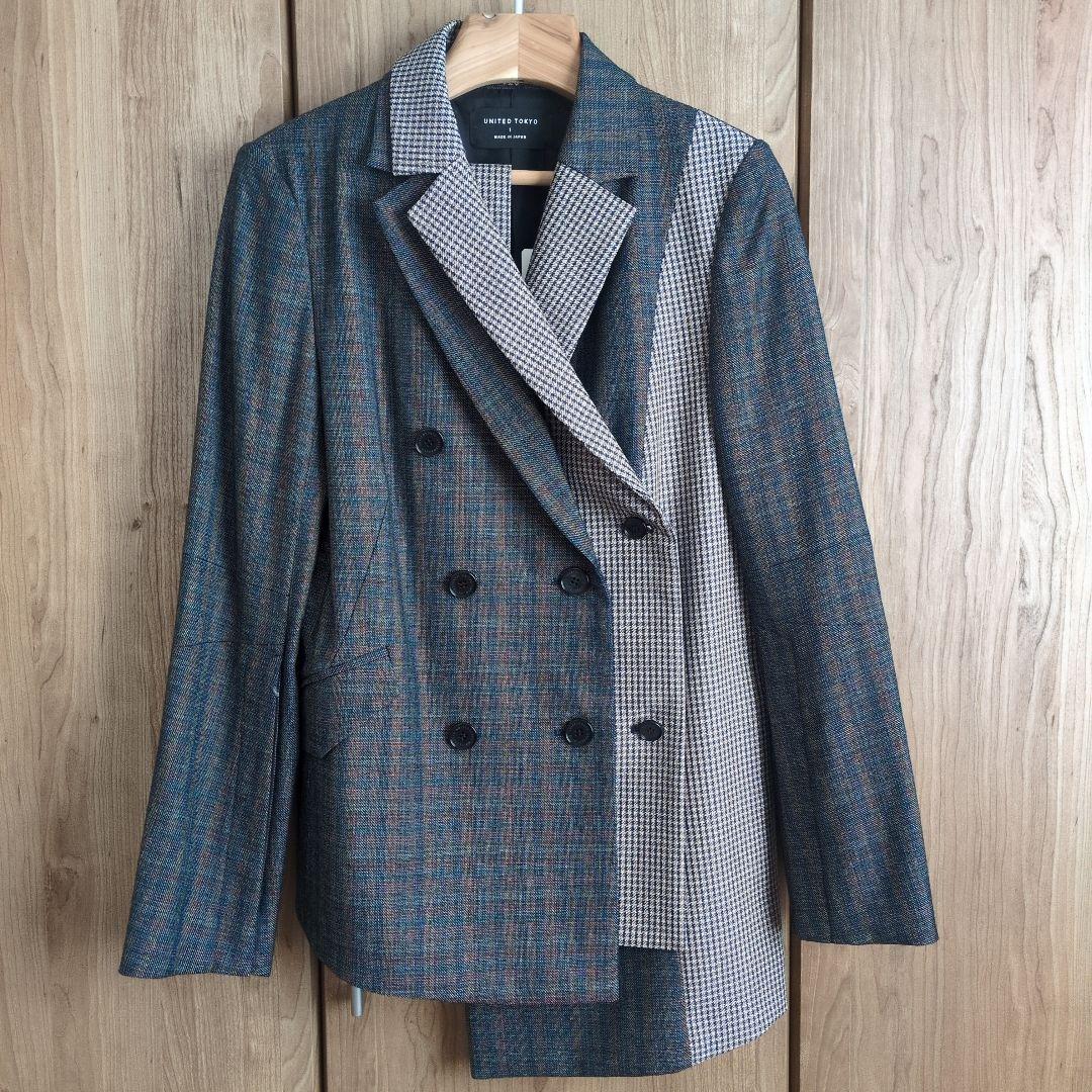 UNITED TOKYO テーラードジャケット マルチカラー