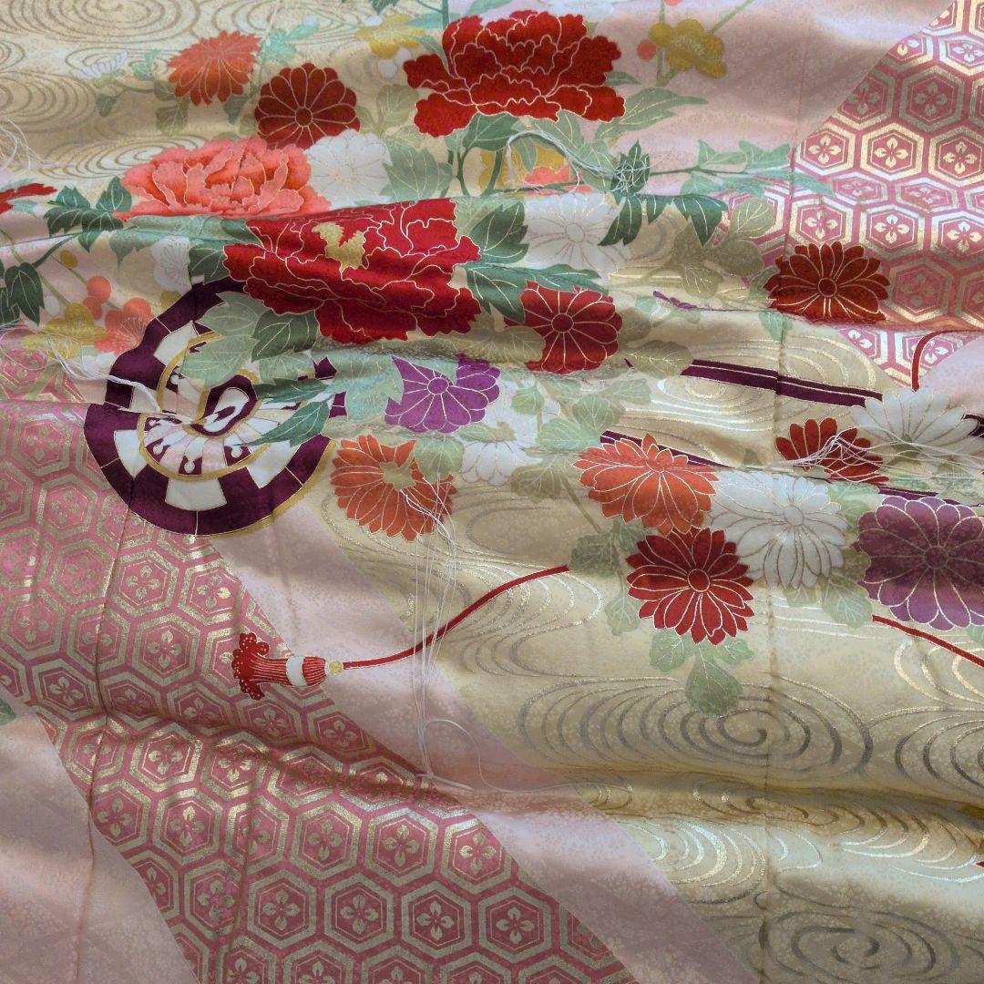 【新品未使用】高級婚礼布団　掛け1枚、敷1枚 セット昭和レトロ